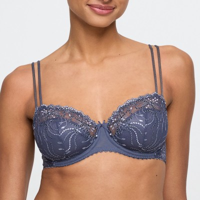 Jane Blue Shadow Balconette Beha Halve Mousse Cups
