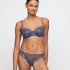 Jane Blue Shadow Balconette Beha Halve Mousse Cups