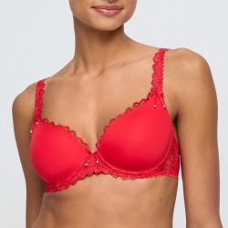 Jane True Red Voorgevormde Beha Hartvorm