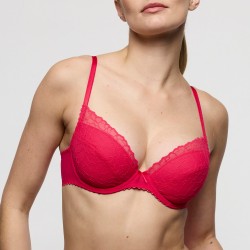 Azelie Framboos Push-Up Beha Uitneembare Pads
