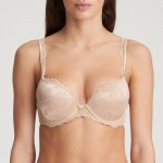 Sylvia glossy sand Beugelbeha Mousse Push-Up