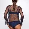 Avero velvet blue Hotpants