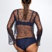 Avero velvet blue Hotpants Avero velvet blue Hotpants