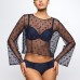 Avero velvet blue Hotpants Avero velvet blue Hotpants