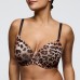 Giganni Leopard Bloom Voorgevormde Beha Hartvorm