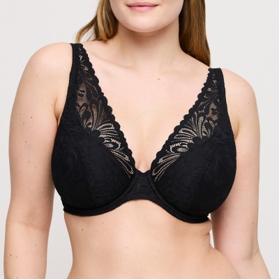 Rupi Zwart Plunge Bh Halve Mousse Cups